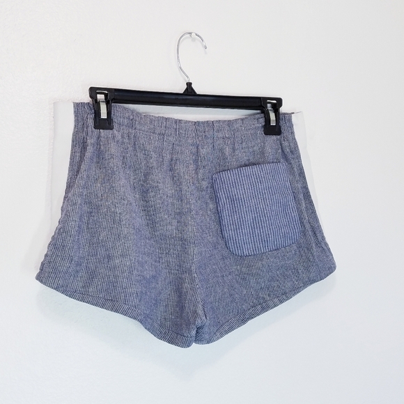 Rag & Bone‎ | Linen Pinstripe Shorts with Leather - Picture 10 of 12